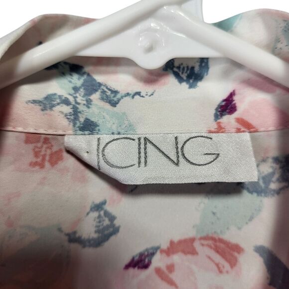 Icing Floral Belted Kimono Robe Size Small/Medium - Picture 2 of 11